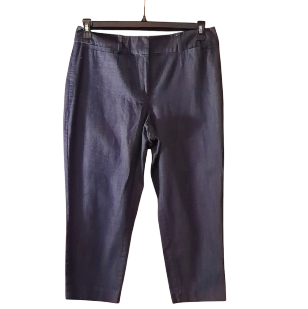 Ann Taylor Blue Straight Leg Pants